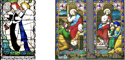music / christ teaching mary / blessing child